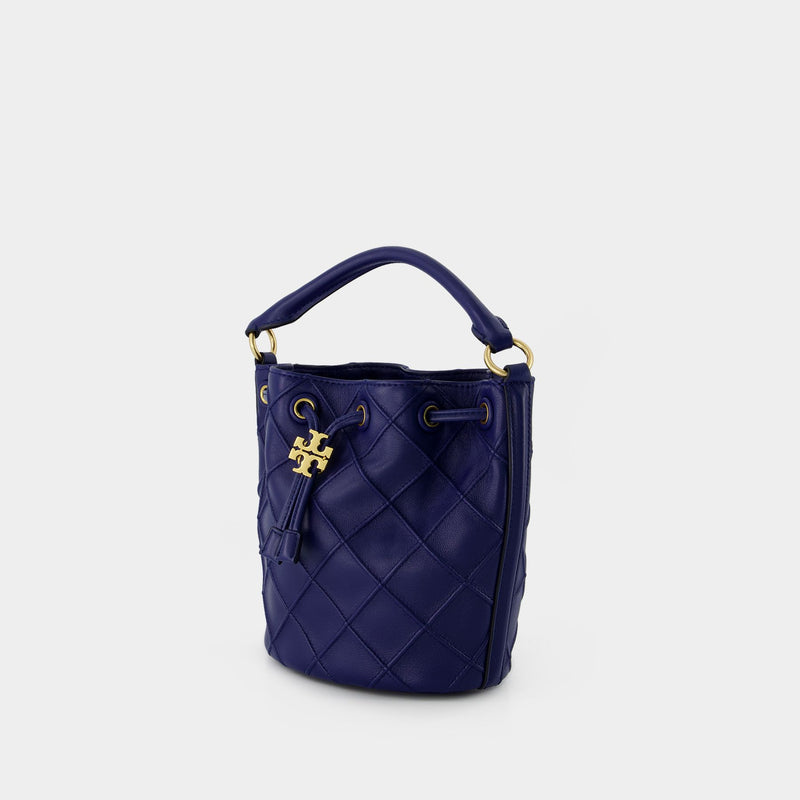 Tory Burch Mini Fleming Soft Quilted Leather Bucket Bag In New