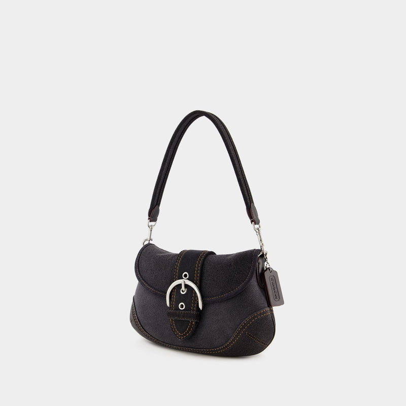 Soho Shoulder Bag - Coach - Canvas - Black