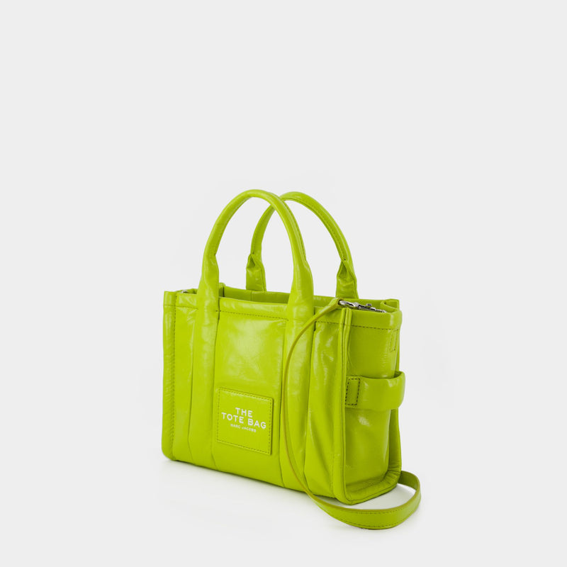 Marc Jacobs The leather mini tote bag - yellow 