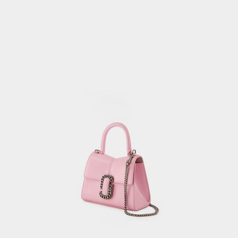 Delvaux East West Brillant Top Handle Bag Leather Mini Pink 5802727