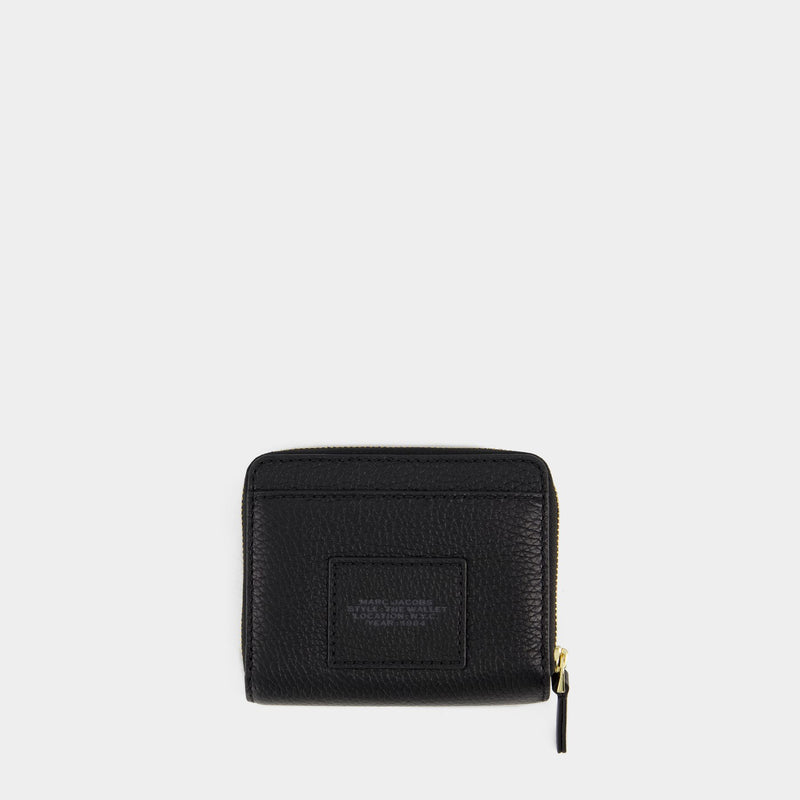 The Mini Compact Wallet - Marc Jacobs - Leather - Black