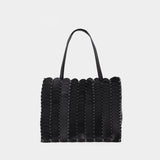 Pacoio Tote in Black Leather