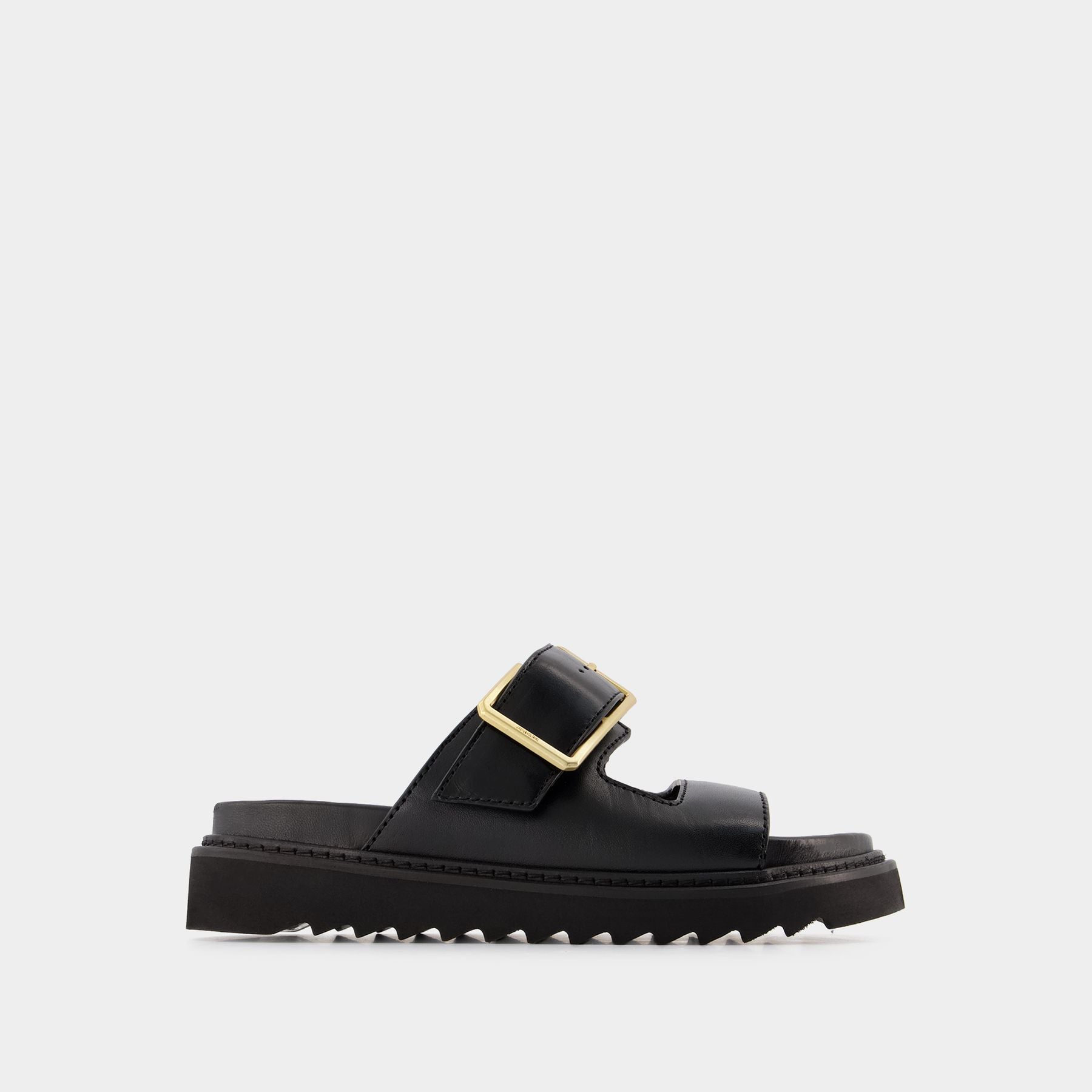 Alpha Cecilia Sandals - Zadig & Voltaire - Black - Vegan Leather