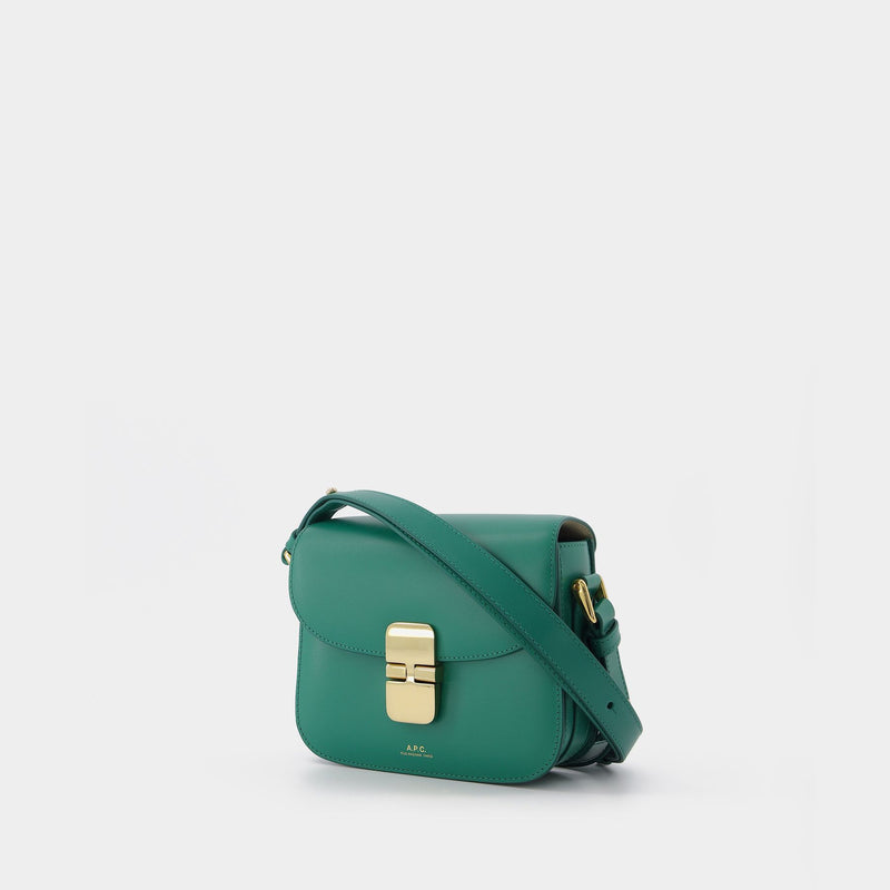 A.P.C. Grace leather mini bag - Green