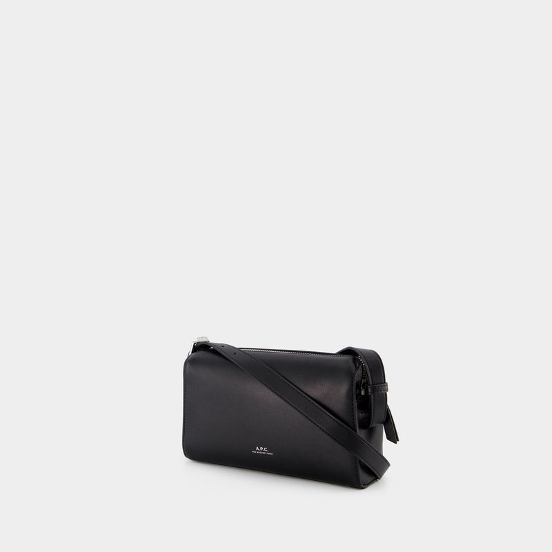 A.P.C. . Black Crossbody Bag for Men