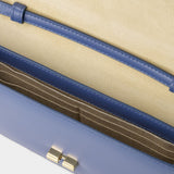 Grace Chaine Clutch - A.P.C. - Leather - Ocean Blue