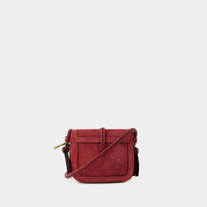 Studio | Women's crossbody bag in leather color azalea – Il Bisonte
