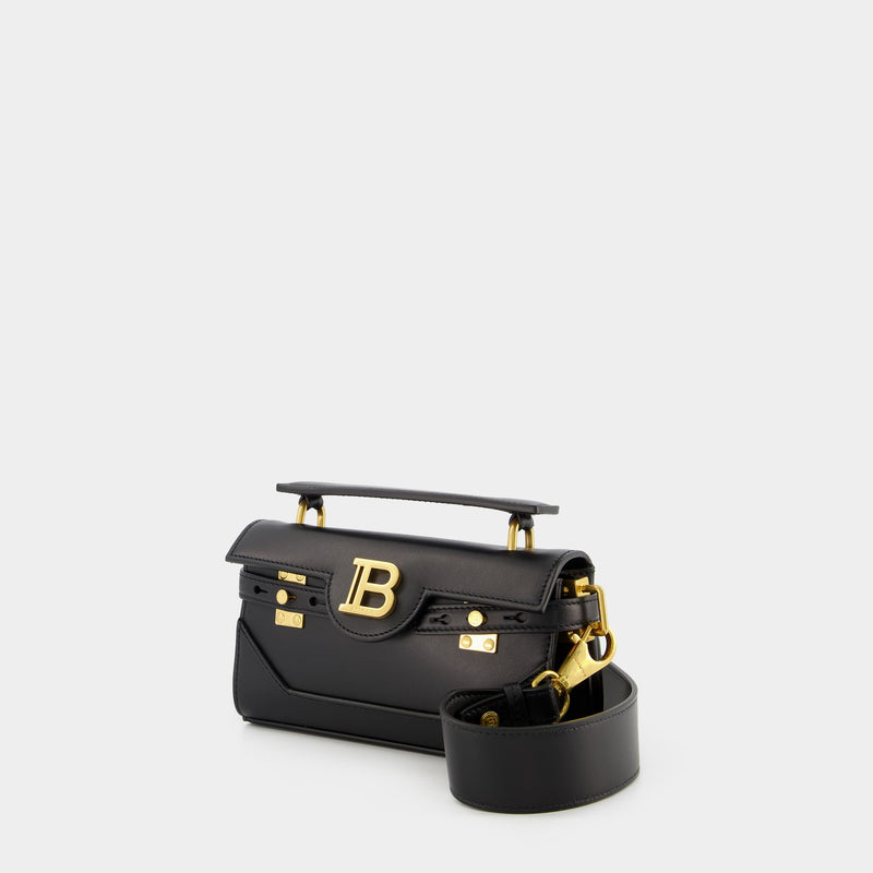 Bbuzz 19 Hobo Bag - Balmain - Black - Leather