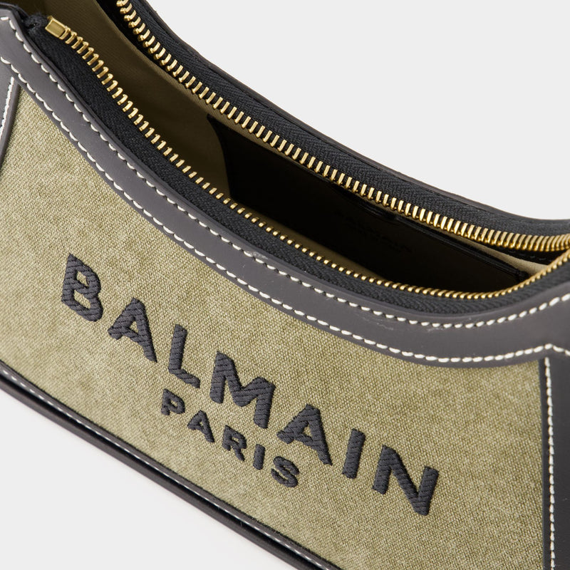 Balmain Canvas B-Army Clutch Bag