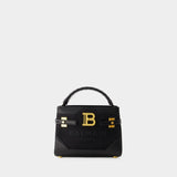 Bbuzz 22 Top Handle Crossbody - Balmain - Leather - Black