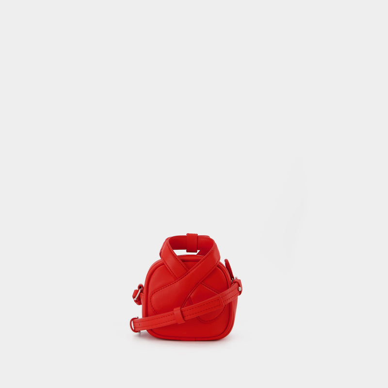 Mini Loop Bag in Red Leather