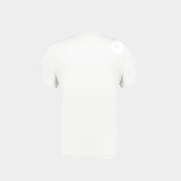 Classic Shell  T-Shirt - Courrèges - White - Cotton