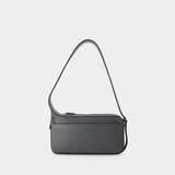 One Racer Hobo Bag - Courreges - Leather - Steel Grey