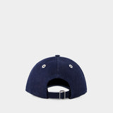 Brodée Red Adc Hat - Ami Paris - Indigo