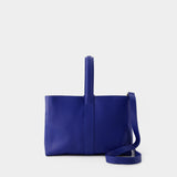 Leonore Bag- Ines de la Fressange - Leather - Blue Cobalt