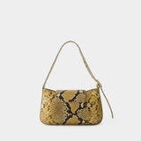 Baguette Shoulder Bag - Rouje - Leather - Naturel Python