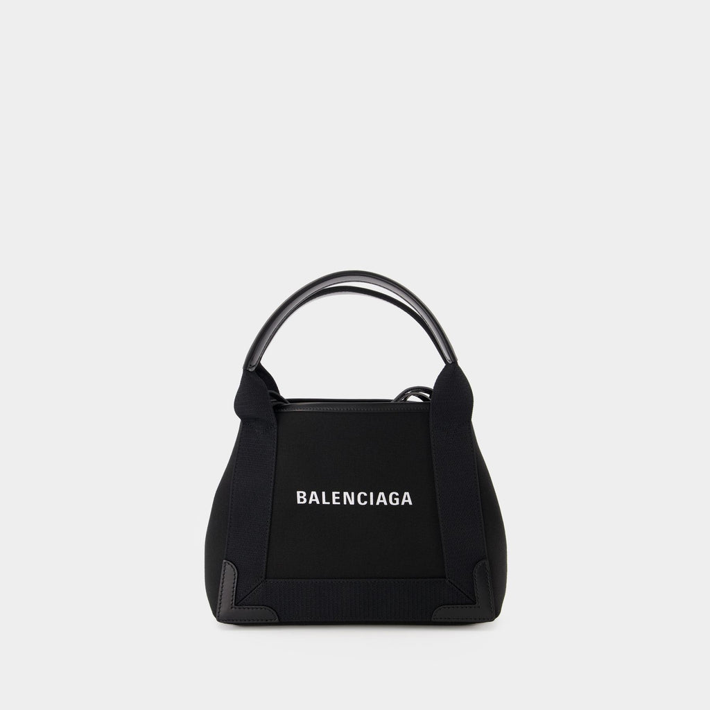 Navy Cabas Xs Aj Crossbody - Balenciaga - Black/ Black - Canva