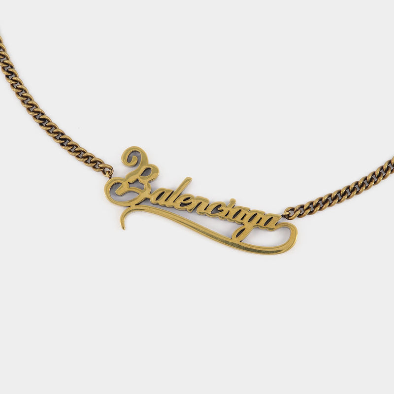 Necklace in Gold-tone brass