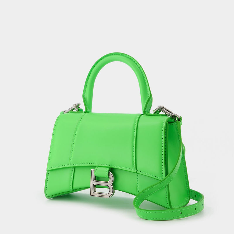 BALENCIAGA HOURGLASS SMALL TOP HANDLE BAG IN FOREST GREEN  YouTube