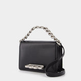 Sac Four Ring Mini in Black Leather