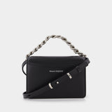 Sac Four Ring Mini in Black Leather