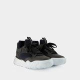 Court Sneakers - Alexander Mcqueen - Black/White - Leather