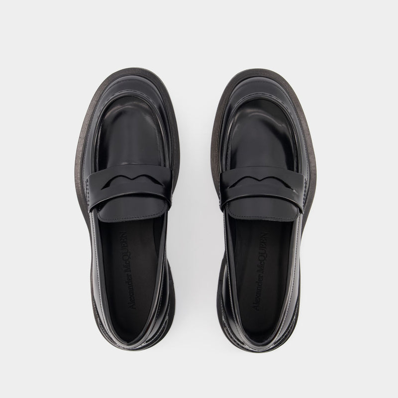 Loafers - Alexander Mcqueen -  Black - Leather