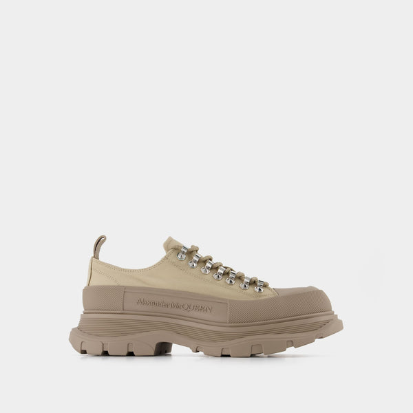 Tread Slick Sneakers - Alexander Mcqueen - Brown - Canvas