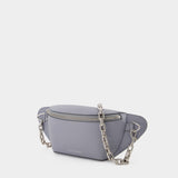 Biker Bumbag Belt Bag - Alexander Mcqueen -  Dove Grey - Leather