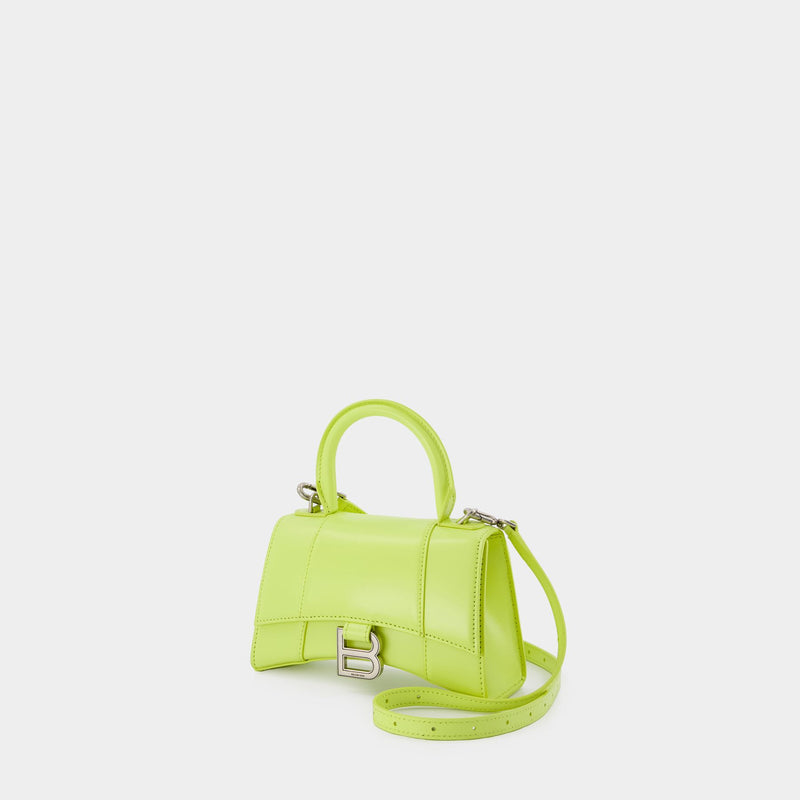 Balenciaga Yellow Xs Hourglass Bag