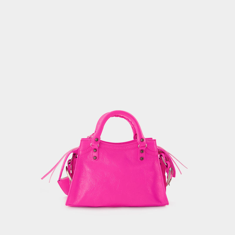 Balenciaga City bag dark pink