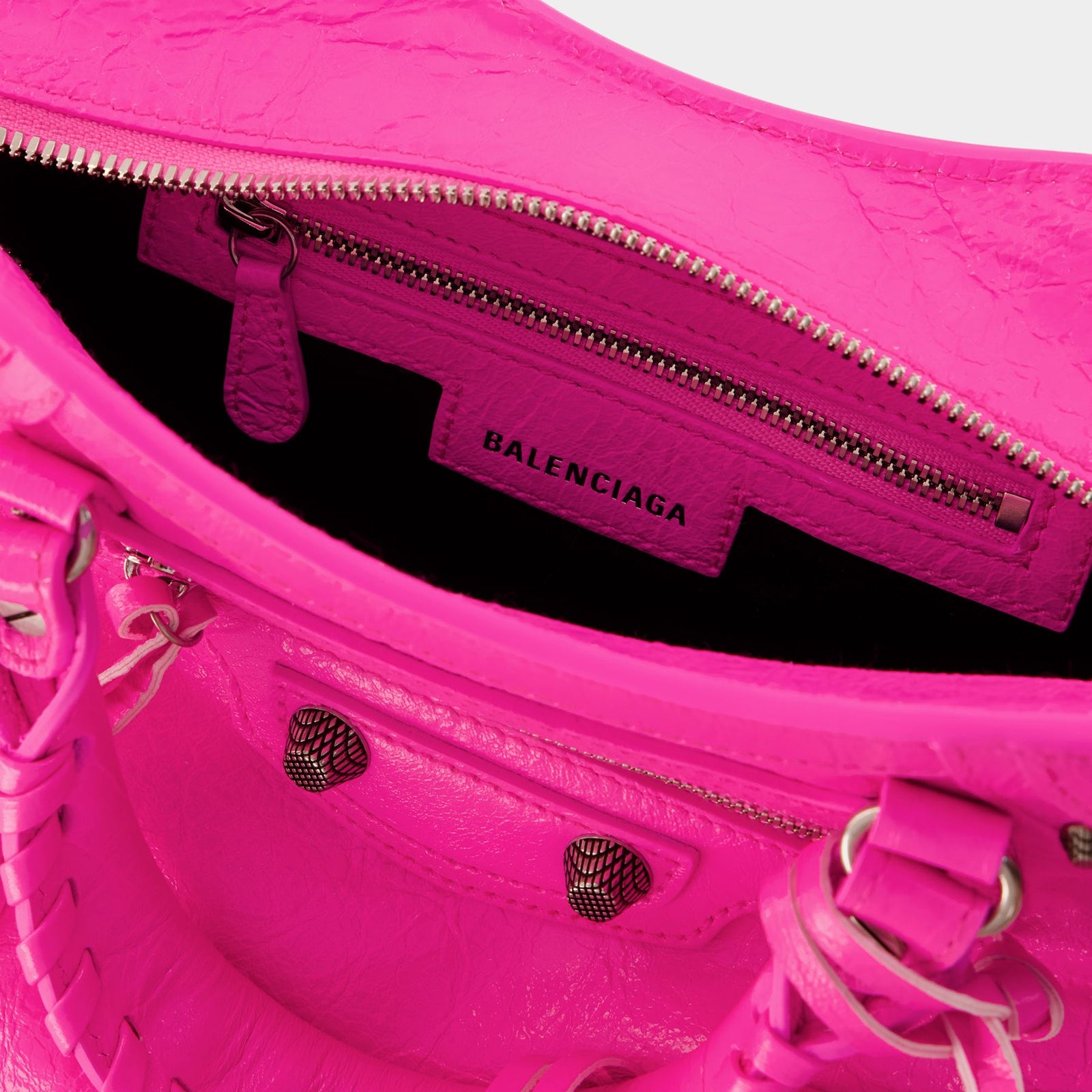 Hot pink balenciaga bag hotsell