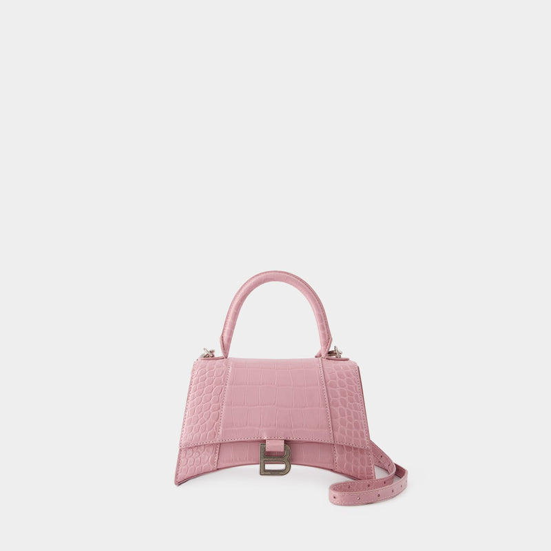 BALENCIAGA - Hourglass Small Leather Handbag