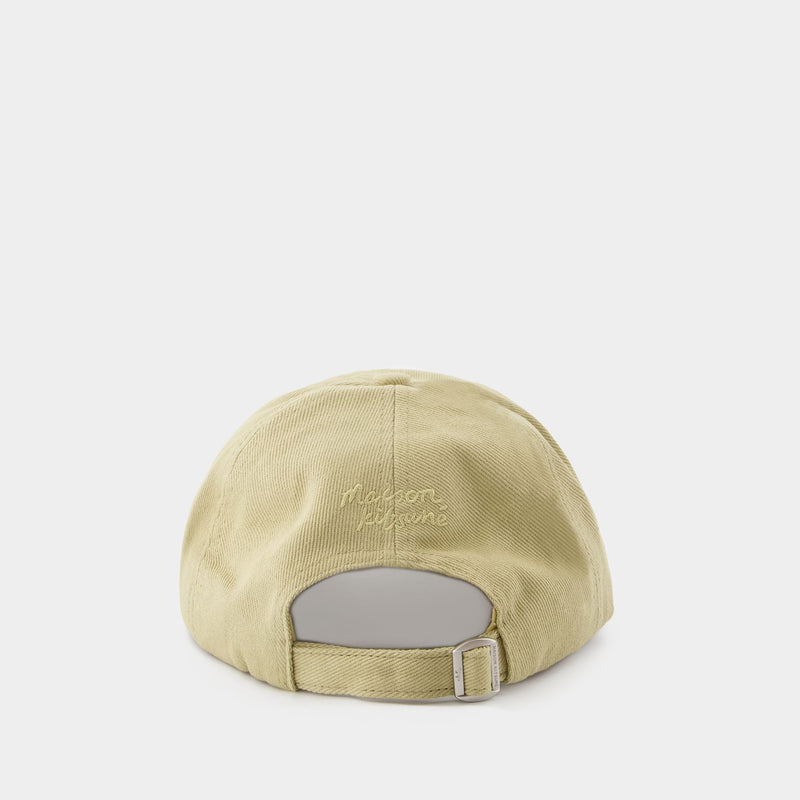 Bold Fox Head Cap - Maison Kitsune - Cotton - Beige