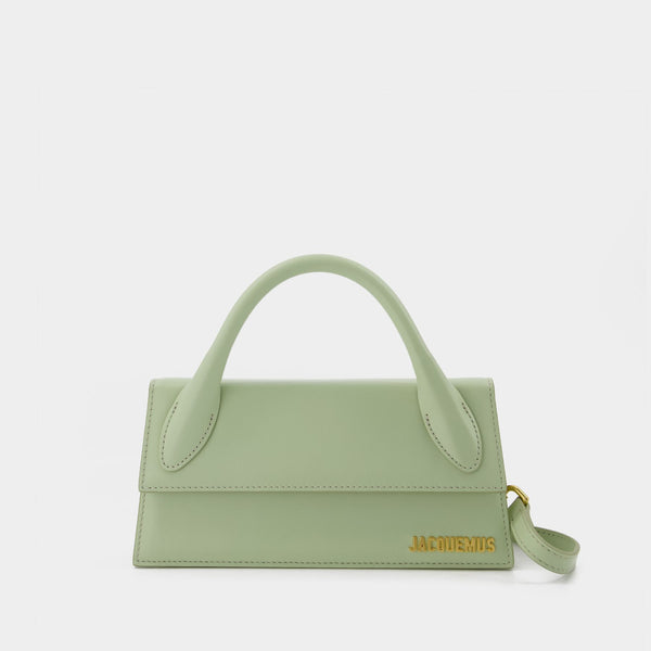 Le Chiquito Long bag in Green Leather - Jacquemus