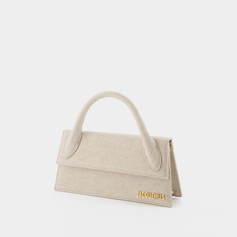 Jacquemus Canvas Le Chiquito Long Top-Handle Bag