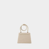 Le Chiquito Noeud Bag - Jacquemus -  Greige Clair - Cotton