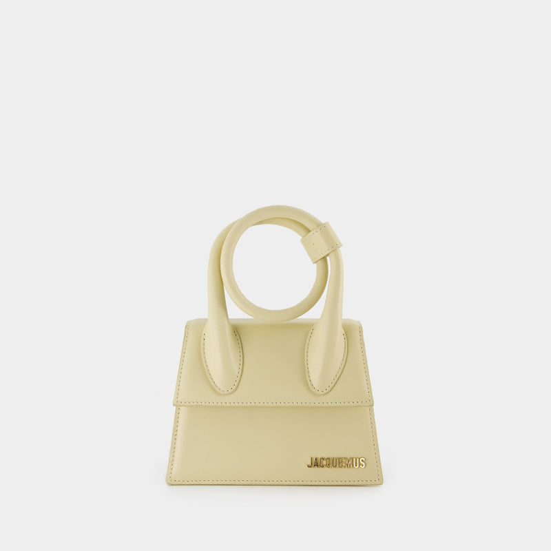 Jacquemus Chiquito Bag In Yellow Suede. Comes with receipt and