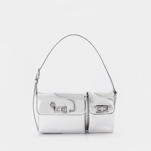 Billy Bag in Silver Leather