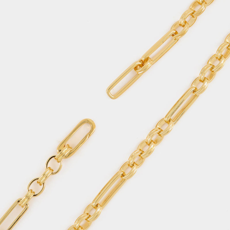 Gold axiom chain deals necklace