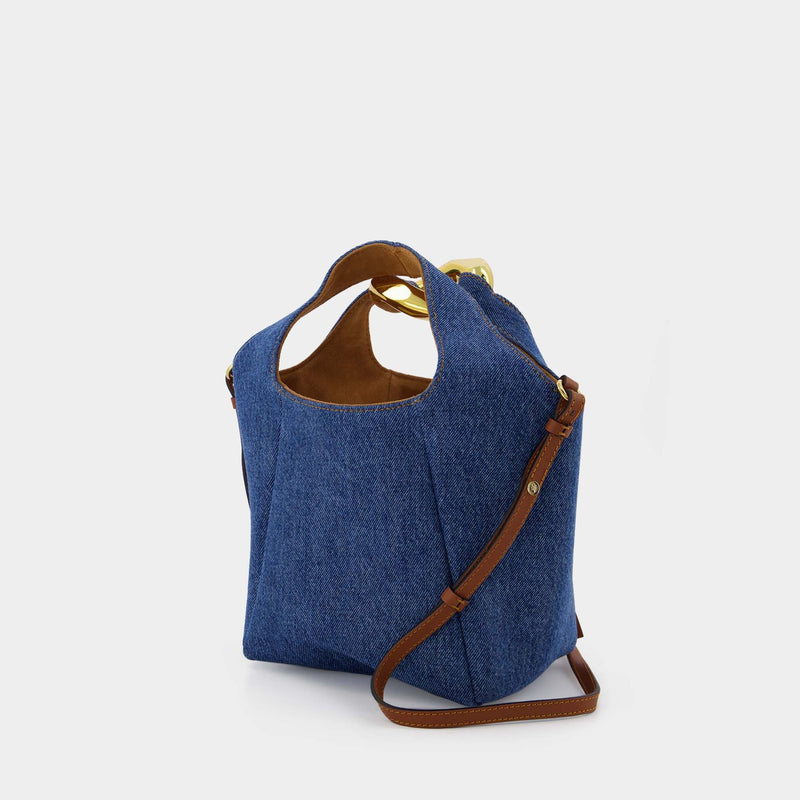 Chain Link Hobo Bag - J.W. Anderson - Blue - Suede