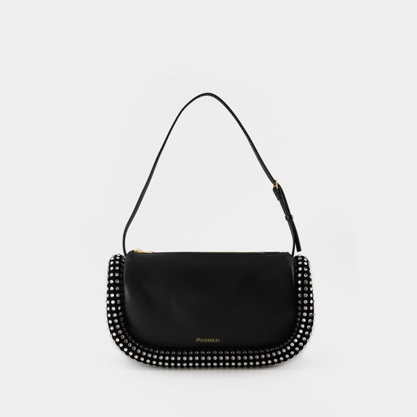 Crystal Bumper-15 Hobo Bag - J.W. Anderson -  Black - Leather