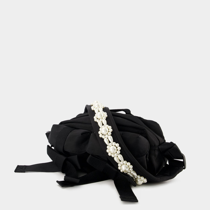 Bow Crossbody - Simone Rocha - Nylon - Black