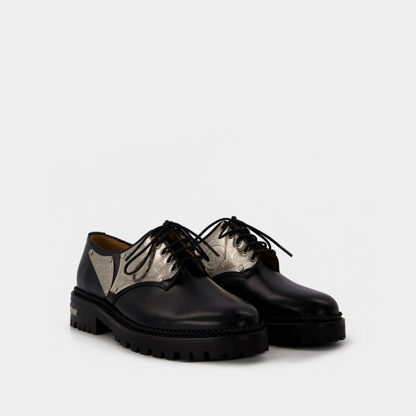 Derbies in Black Leather