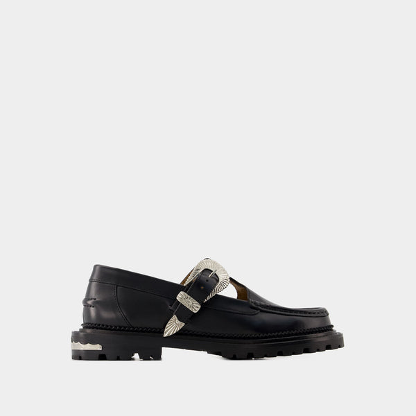 Loafers - Toga Virilis - Leather - Black