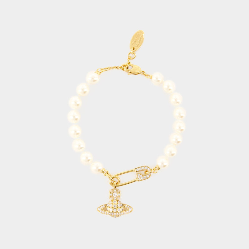 Lucrece Pearl Bracelet - Vivienne Westwood - Brass - Gold