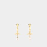 Aleksa Earrings - Vivienne Westwood - Brass - Gold