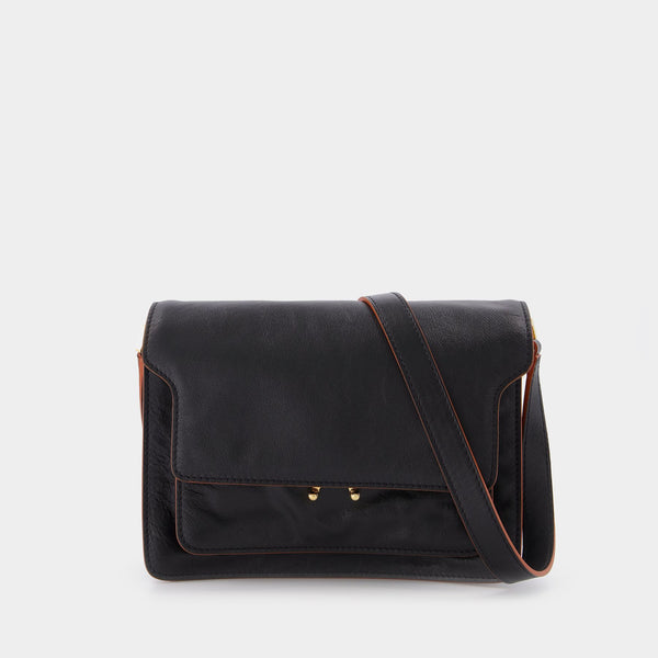 Trunk Soft Medium in Black Leather