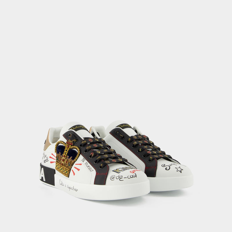 Portofino Sneakers - Dolce & Gabbana - Multi - Nylon