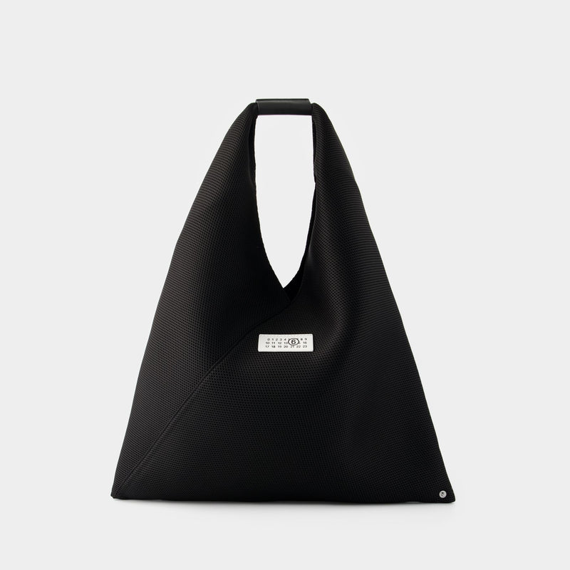 MM6 Maison Margiela Classic Japanese faux-leather tote bag - Black